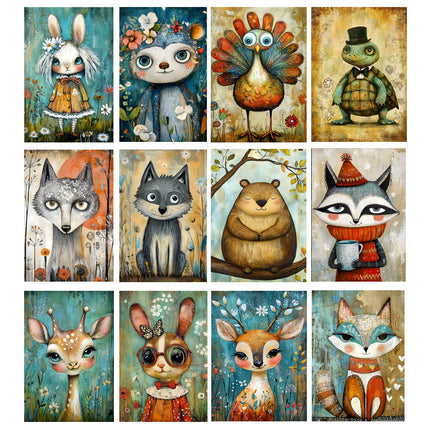 Mega Pack 390 Láminas Animalitos Bebés Imprimibles