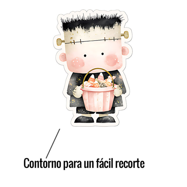 ✂️ Plancha para cortar - Halloween Rosa