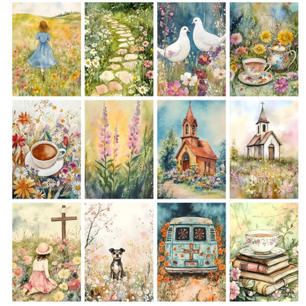 Pack 107 Láminas paisajes cristianos Imprimibles