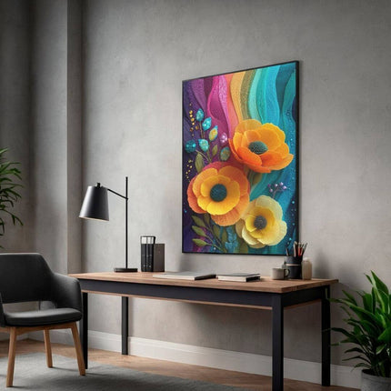40 Láminas Flores Fantasía