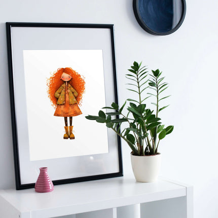 45 Paper Dolls Chicas Bohemias Otoñales en PNG