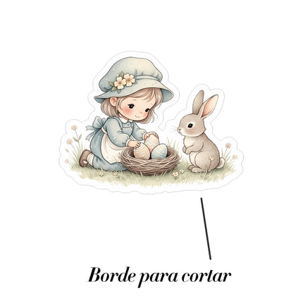 Pack 30 stickers Adorables de Pascua
