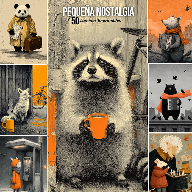 50 Láminas Imprimibles Pequeña Nostalgia