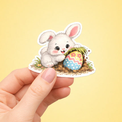 Pack 62 Láminas + 14 Stickers Conejitos Pascua