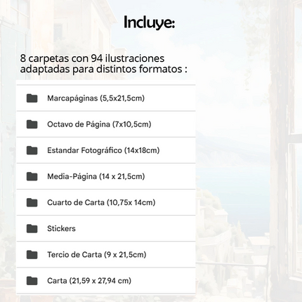 Pack 94 Fondos ITALIA Iimprimibles
