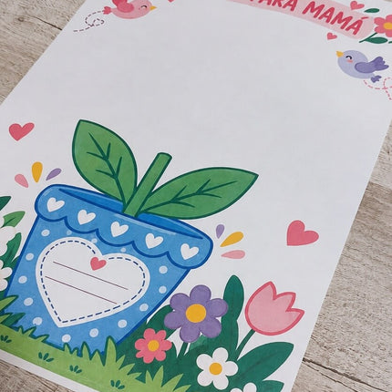 Una Flor para mamá - Manualidad día de la Madre