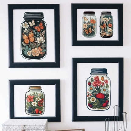 30 Stickers Frascos Imprimibles