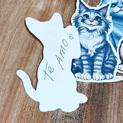 Set de 8 Marca-Páginas de Gatitos Imprimibles