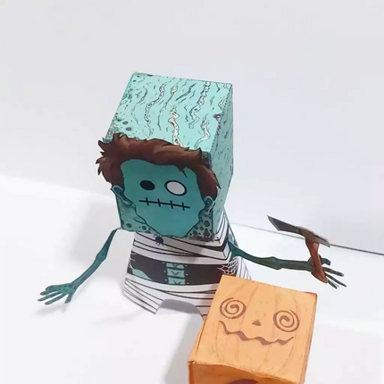 Zombie Poker-Face Imprimible