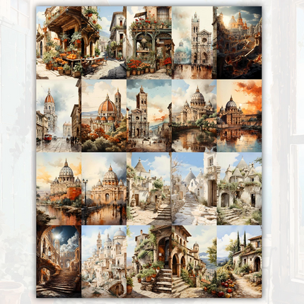 Pack 94 Fondos ITALIA Iimprimibles