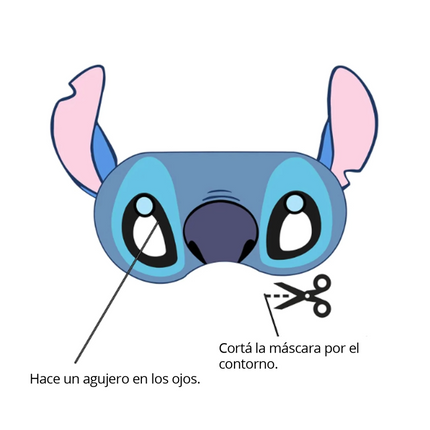 Máscaras Stitch Imprimibles
