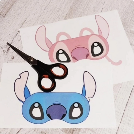 Máscaras Stitch Imprimibles