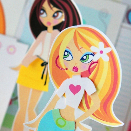 Muñecas de Papel Fashion-Moda Imprimible