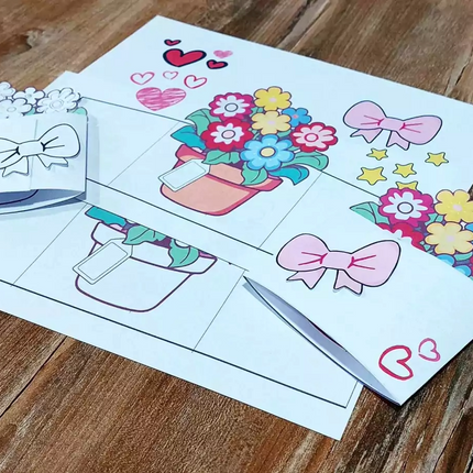 Tarjeta Floral para dedicar