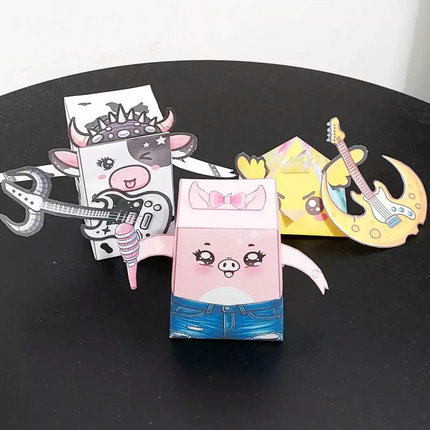3 Animalitos Rockeros Imprimibles