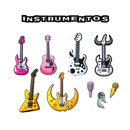 3 Animalitos Rockeros Imprimibles