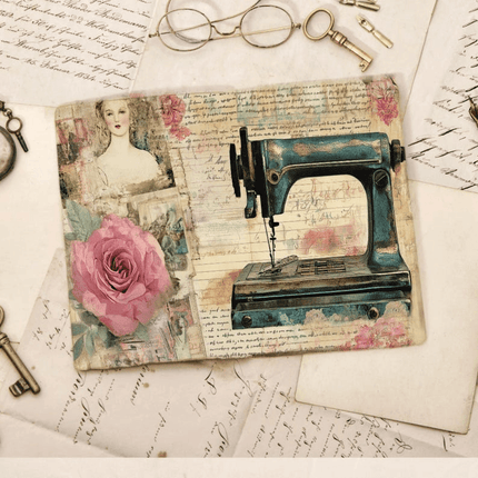 Set 16 Páginas de Costura para ScrapBooking