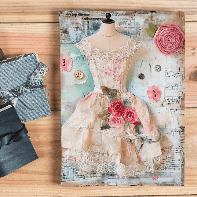 Set 16 Páginas de Costura para ScrapBooking