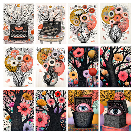 Pack 86 Láminas El Jardín de las Extrañas