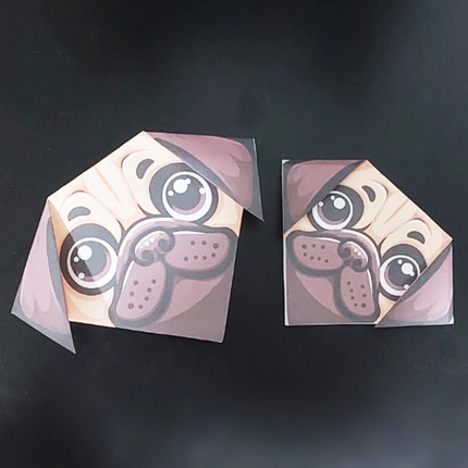 Perrito Pug Origami