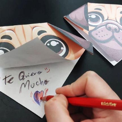 Perrito Pug Origami