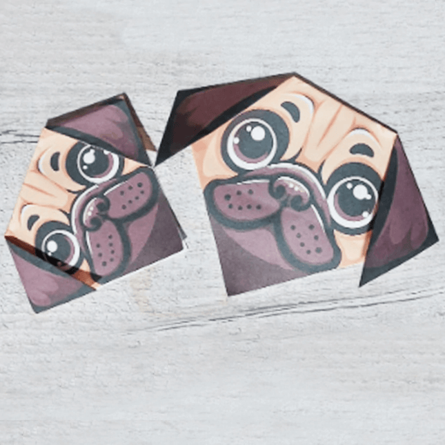 Perrito Pug Origami