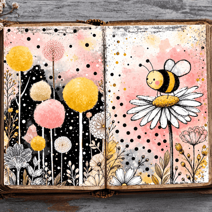 🌸 Jardín de Ensueño | 43 Páginas ScrapBooking