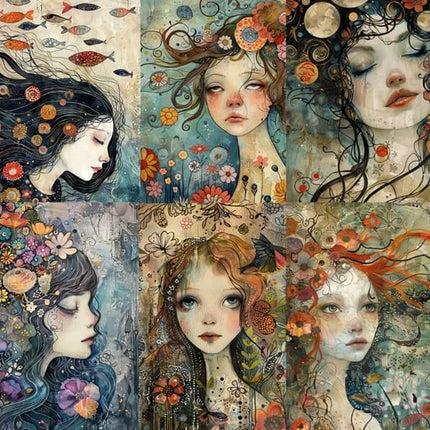 Mega Pack 300 Láminas estilo watercolor imprimibles