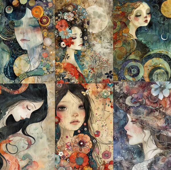 Mega Pack 300 Láminas estilo watercolor imprimibles