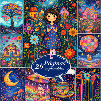 Láminas Imprimibles | Noches Luminosas