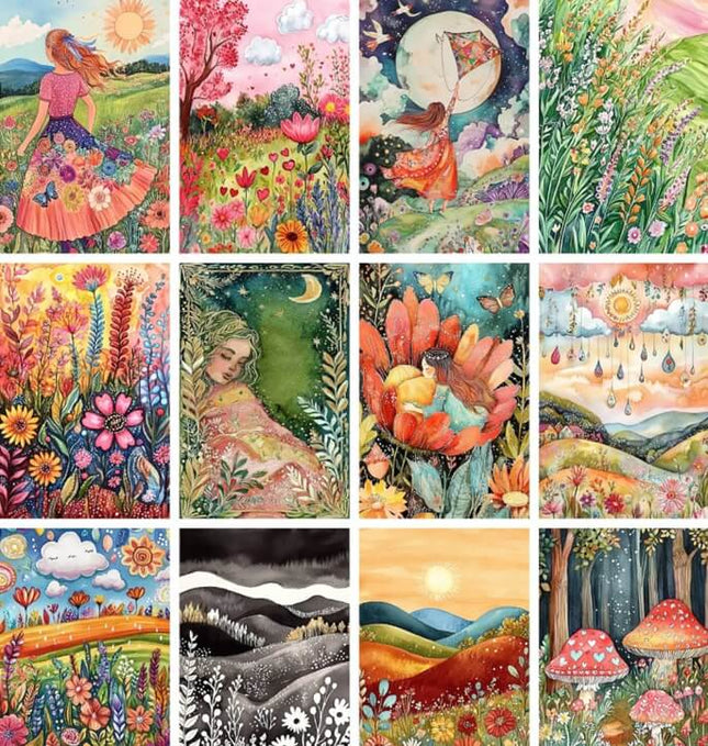 Mega Pack 260 Láminas Floral Mágico