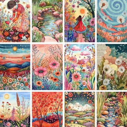 Mega Pack 260 Láminas Floral Mágico