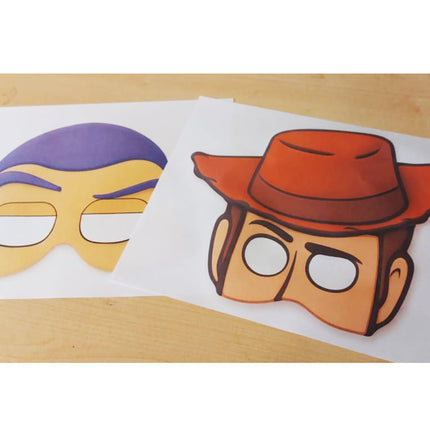 Máscaras Woody & Buzz imprimibles