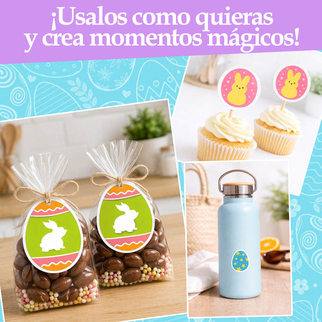 Kit 20 Huevos de Pascua imprimibles