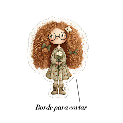✂️ Plancha para cortar - 150 Stickers Recortes Florales