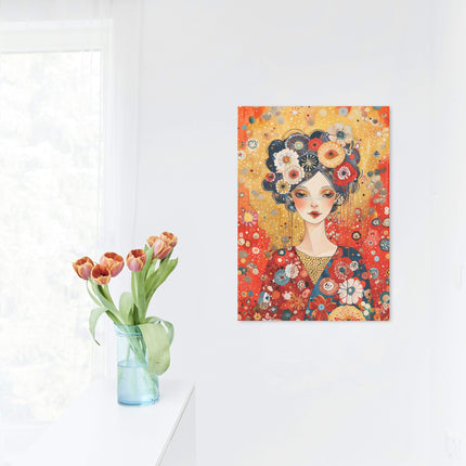 16 Retratos Florales Imprimibles