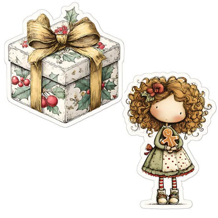 ✂️ Plancha para cortar - Stickers Navideños Imprimibles