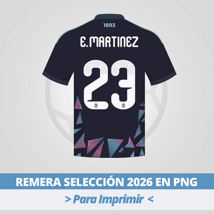 Remera Selección Argentina para Imprimir