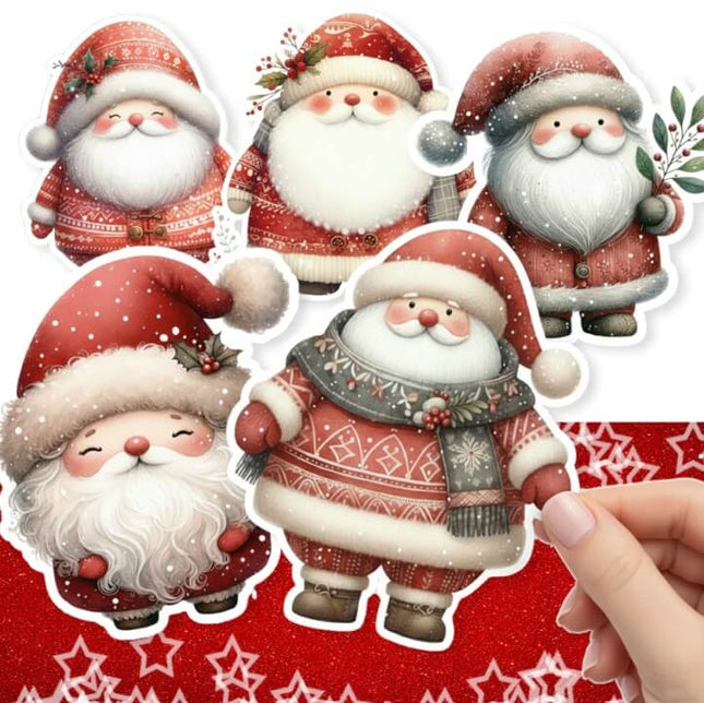 Set 23 Stickers de Pará Noel Imprimibles