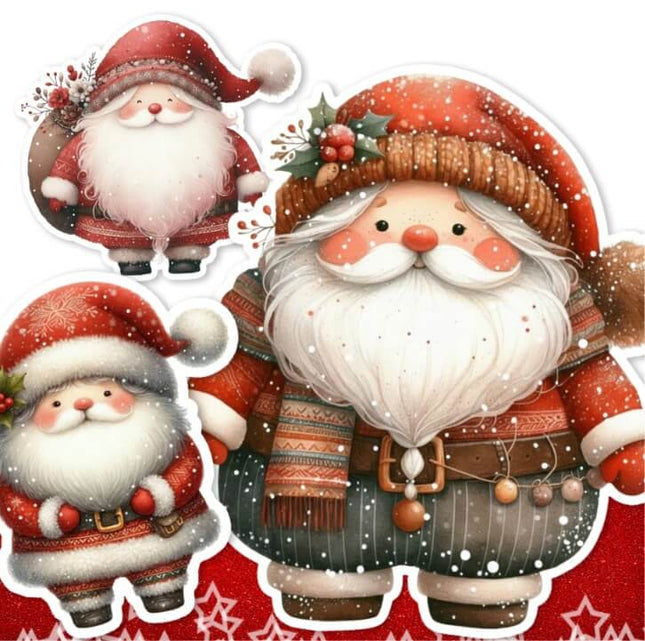 Set 23 Stickers de Pará Noel Imprimibles