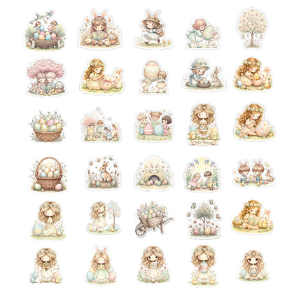 Pack 30 stickers Adorables de Pascua