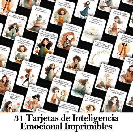 31 Tarjetas de Inteligencia Emocional Imprimibles