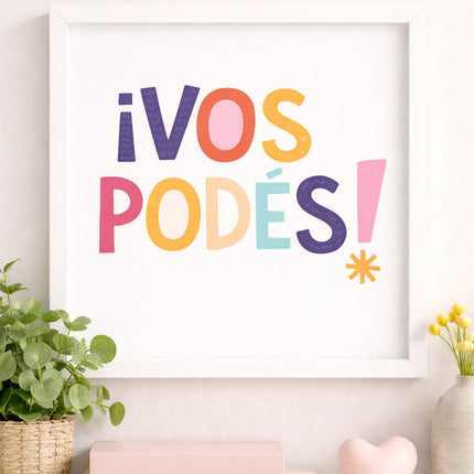 20 Láminas Imprimibles con Frases Afirmativas y Motivadoras - Decoración Infantil y Aula