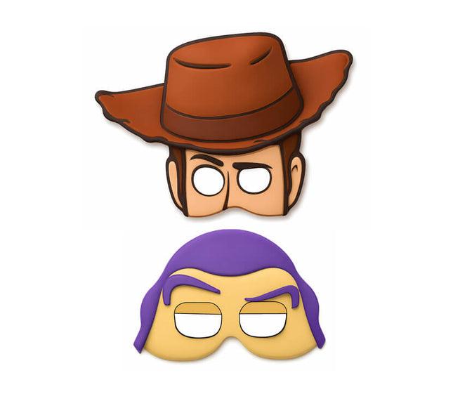 Máscaras Woody & Buzz imprimibles
