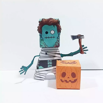 Zombie Poker-Face Imprimible